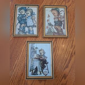Vintage Hummel Prints Labelled 'West Germany'